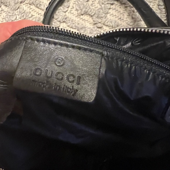 Brown & Black Bag 100% AUTHENTIC GUCCI Original $900 SALE Vintage Condition! - Picture 12 of 14